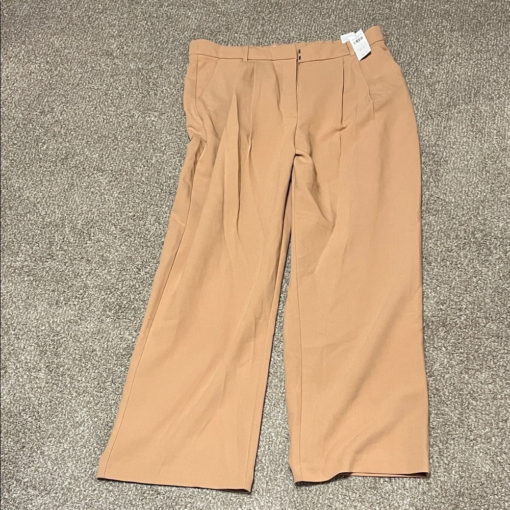Abercrombie & Fitch Women's Camel Flare Pants